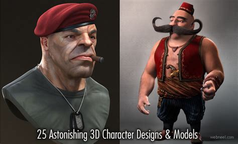 25 astonishing 3d character designs for your inspiration webneel