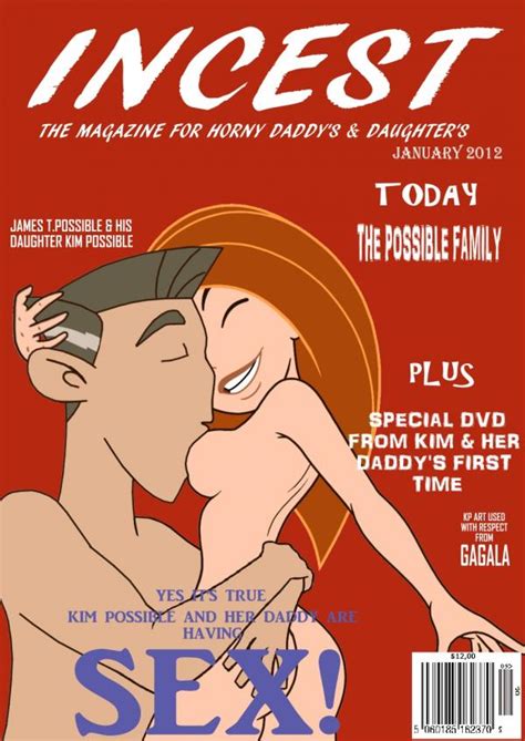 Kim Possible Incest Magazine Cover Kim Possible Cartoon