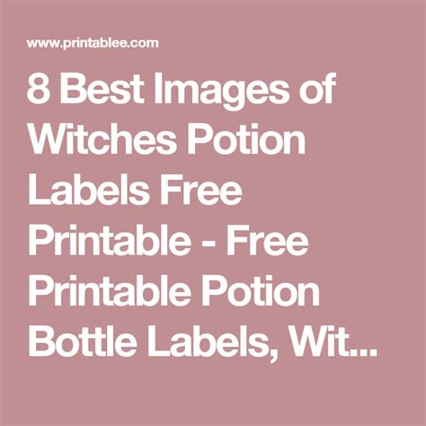 images  witches potion labels  printable  printable