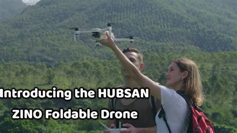 hubsan zino foldable drone  solid dji mavic pro alternative youtube