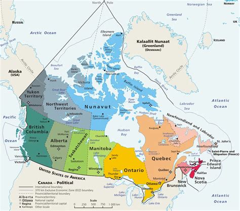 canada provinces  territories map mapsofnet