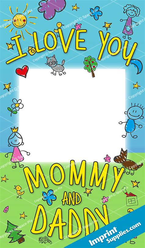 love  mommy  daddy imprint supplies