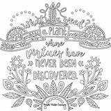 Coloring Pages Motivational Printable Inspirational Zentangle Sheets Adult Quotes Color Etsy Quote Pdf Sold Colouring sketch template