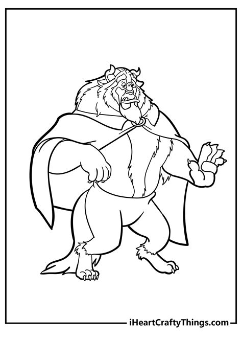 disney coloring pages beauty   beast