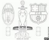 Champions League Final Coloring sketch template