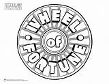 Wheel Fortune Coloring Pages Colors Color Capable Displaying Game Choose Board sketch template