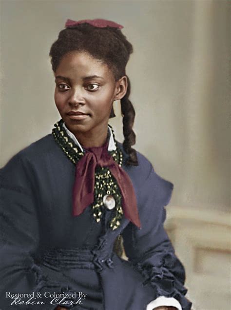 victorian era woman  color circa late  restored  colorized  robin clark