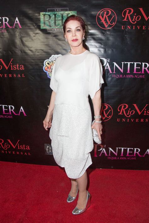 priscilla presley at opening night of farinelli and the king at the belasco theatre new york
