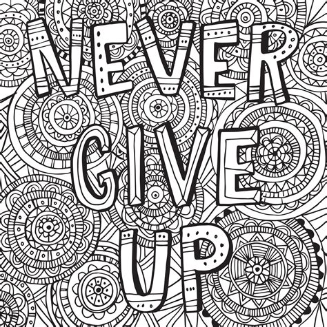 inspirational quotes coloring pages  getcoloringscom