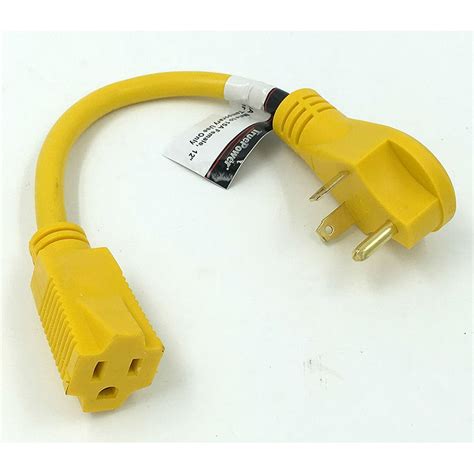 truepower rv  foot pigtail adapter power cord  amp female   amp