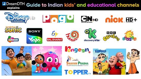 dreamdth explains  guide  kids  educational channels  india