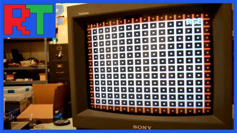 calibrate geometry   crt display sony pvm  series monitors youtube