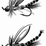 Lure Dragonfly sketch template
