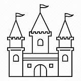 Castle Park Theme Disney Icon Amusement Icons Iconfinder Editor Open sketch template