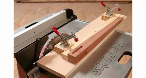 table  taper jig  woodworking plancom