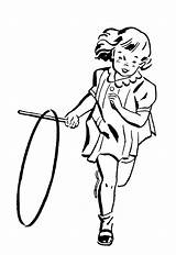Retro Hula Kids Hoop Clipart Girl Playing Fishing Clip Cute Hulahoop Gardening Running Cartoon Vintage Boy Kid Soul Attack Heart sketch template