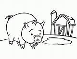 Pig Fat Coloring Books Printable Cute sketch template