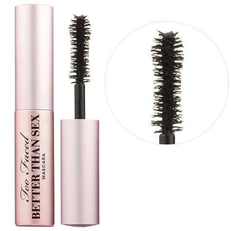 ranking top2 too faced better than sex black mini mascara new deluxe