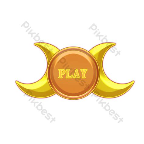 moon game button png images psd   pikbest