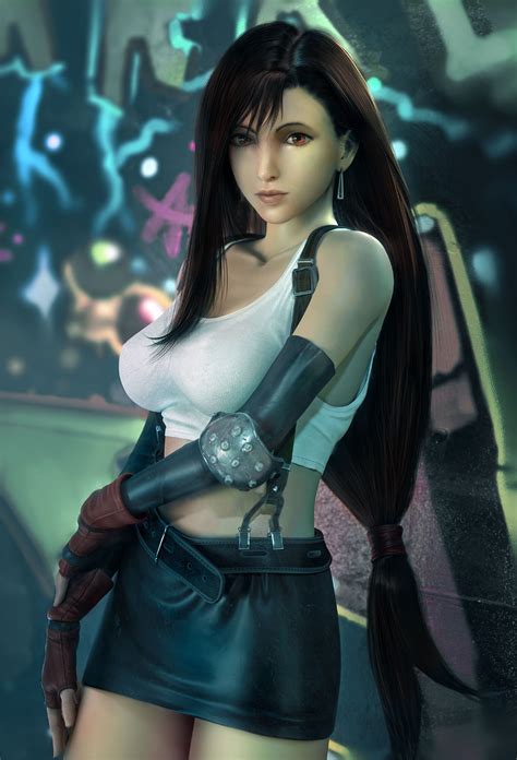 Tifa Portrait By Ignyte Creative On Deviantart In 2020 Final Fantasy