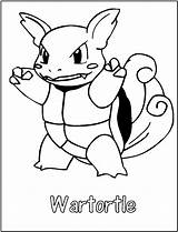 Wartortle Coloring Pages Pokemon Printable Color Fun Print Getcolorings sketch template