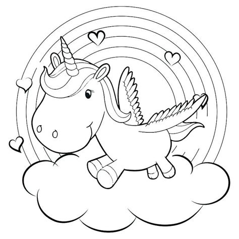 cute rainbow unicorn coloring sheet mitraland cute unicorn walking