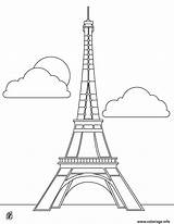 Coloriage Eiffel Francais sketch template