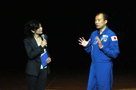 野口聡一宇宙飛行士 ふるさと帰国報告会 jaxa sts 114