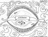 Jonah Coloring Bible Pages Whale Story Book Printable Children Kids Sunday School Ministry Colouring Color Clipart Illustrations Based Series Part sketch template