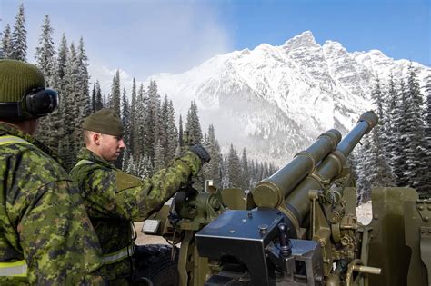 canadian army  artillery  control  prevent  avalanches