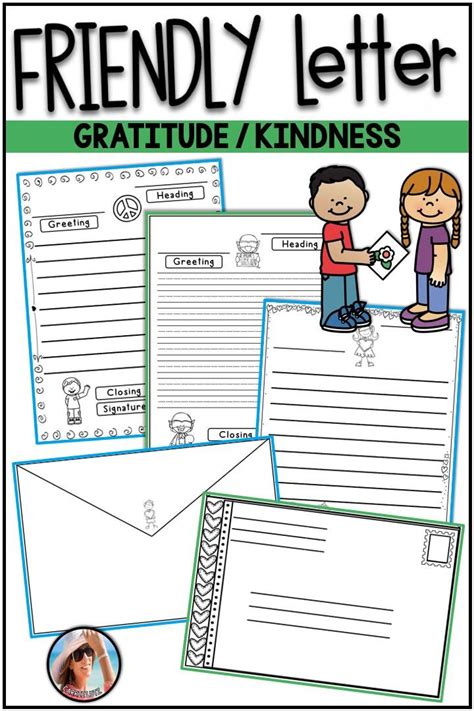 friendly letter templates gratitude kindness version video video