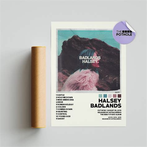 Halsey Badlands Halsey Posters Badlands Poster Album Cover Poster