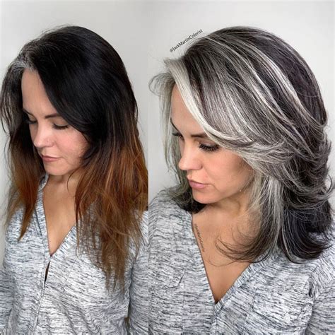 transitioning  gray hair   ways   gray   hadviser gray hair growing