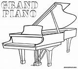 Piano Coloring Grand Pages Printable Print Music Keys Drawing Popular Kids Designlooter Play Getdrawings Categories Game sketch template