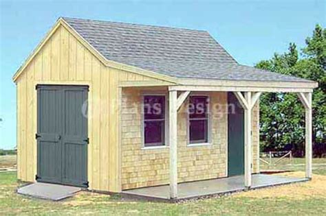 cottage cabin shed  porch plans  ebay