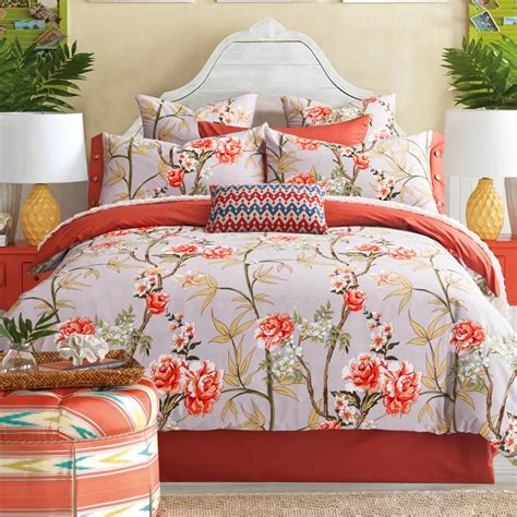 vintage cotton linen king queen size duvetdoona cover bed sheet