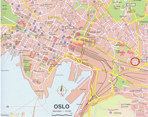 oslo noorwegen city kaart kaart van oslo noorwegen centrum van de stad noord europa europa