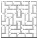 Sudoku Killer Observer Printable Puzzles Guardian Within Lines Grey sketch template