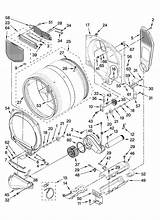 Kenmore Elite Dryer Parts He5 Bulkhead sketch template
