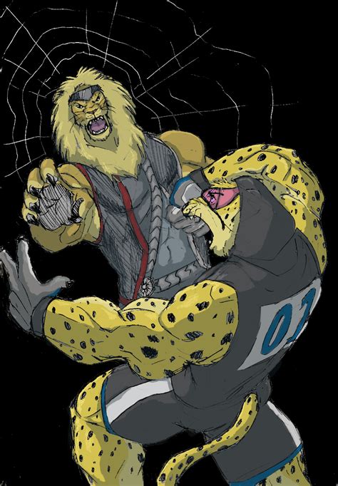 mindeating lion v championcheetah by galen color by