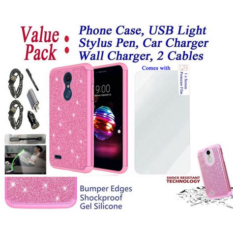 pack   lg     ka  case phone case glitter shock proof edge