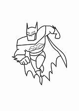 Batman Coloring Kids Cartoon Drawings Library Clipart sketch template