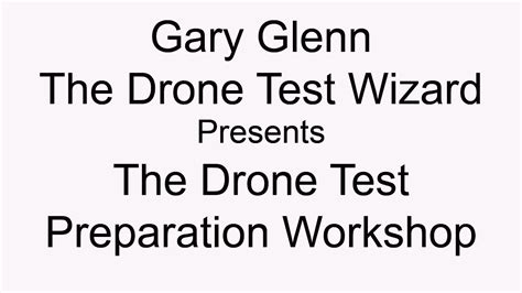 drone test workshop training  part  exam youtube