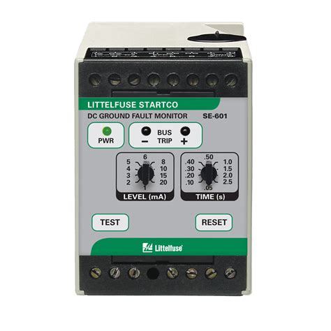 se  dc ground fault monitor ground fault relays littelfuse