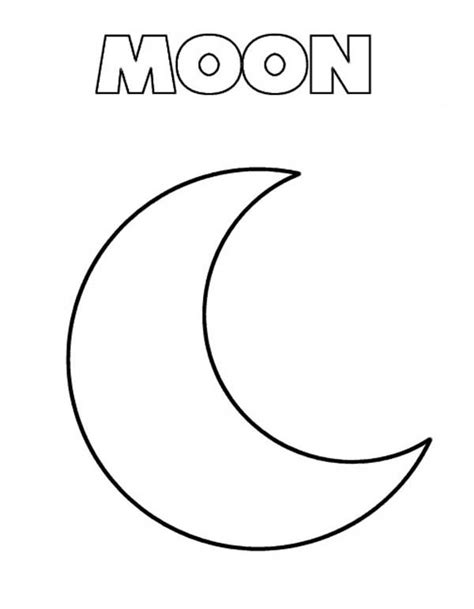 coloring pages     moon