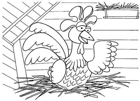 kids  funcom coloring page chicken chicken