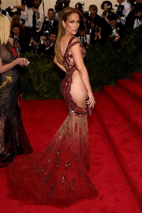 Jennifer Lopez At The 2015 Met Gala Sheer Dresses And