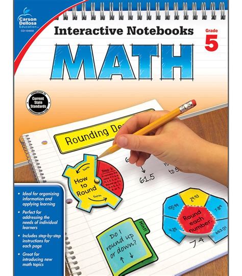 interactive notebooks math resource book grade  paperback math