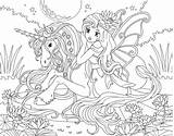 Licorne Coloriage Princesse sketch template