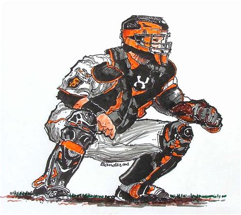 buster posey painting  terry banderas